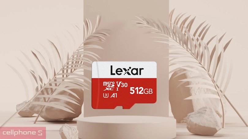 Thẻ nhớ Lexar MicroSDXC 512GB U3 V30 A2 100MB/s
