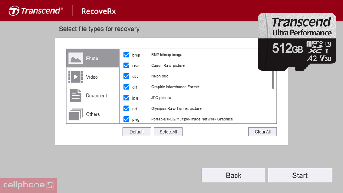 Khả năng quản lý, khôi phục dữ liệu của thẻ nhớ Micro SDXC Transcend UHS-I U3M 512GB kèm Adapter