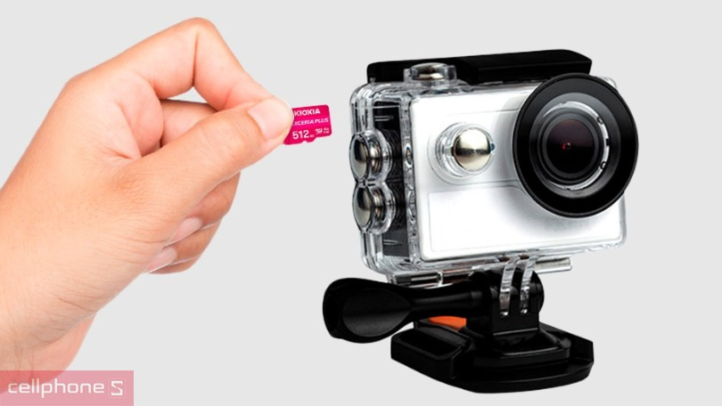 Dung lượng thẻ nhớ Microsd Kioxia Exceria Plus CL10 UHS-I U3 V30 4K A1 (Adapter) 512GB