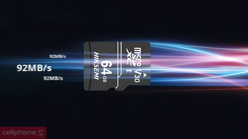Tốc độ đọc ghi ấn tượng của thẻ nhớ camera Microsd Hiksemi NEO Home 92mbs 64GB