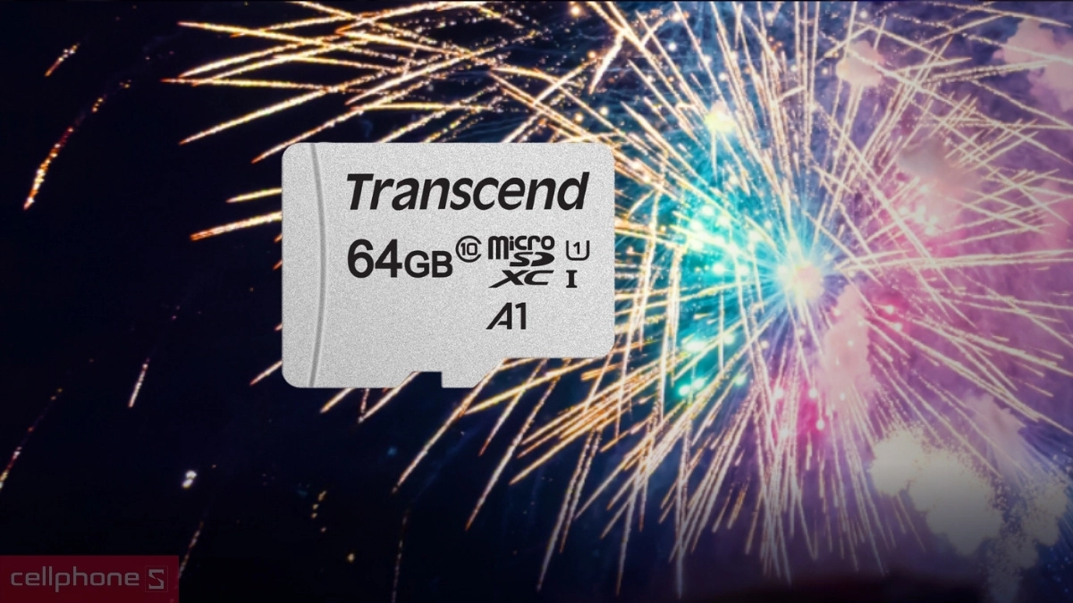 Dung lượng, tốc độ đọc - ghi của thẻ nhớ Micro SDXC Transcend UHS-I U1 A1 64GB
