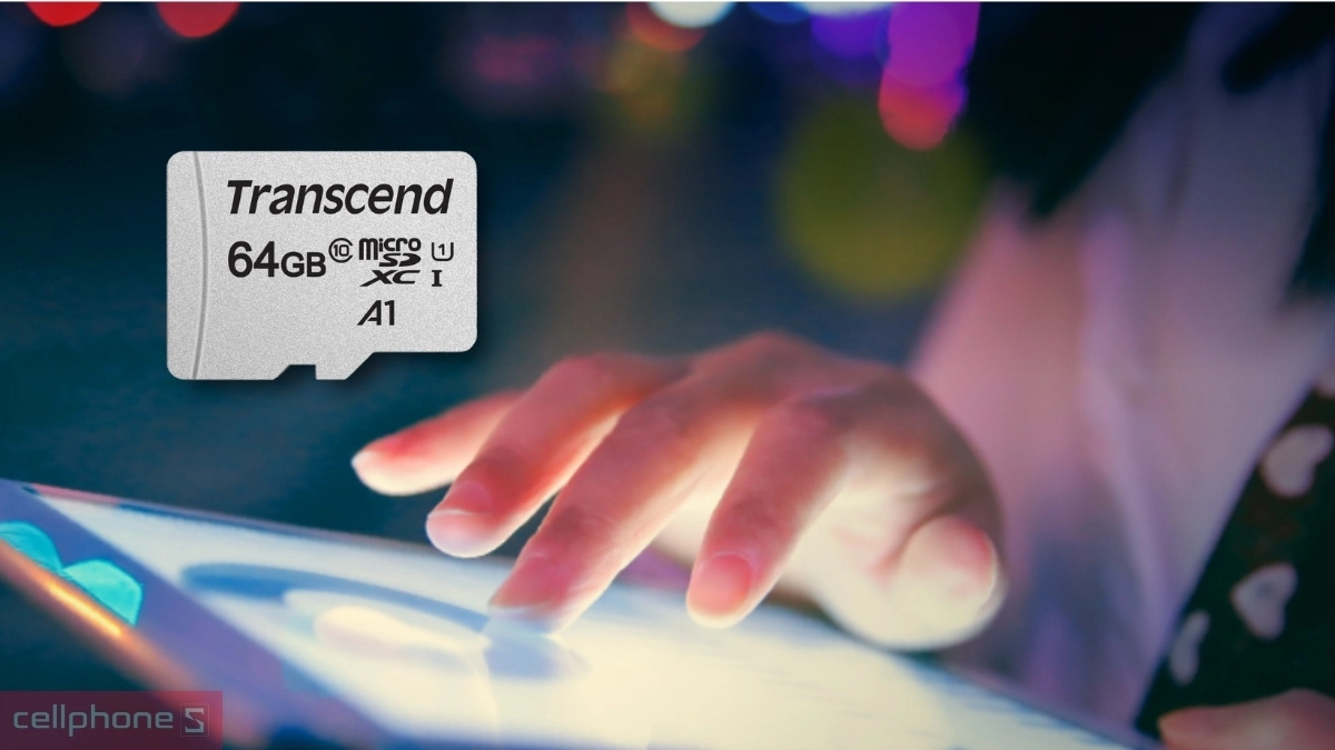 Khả năng tương thích của thẻ nhớ Micro SDXC Transcend UHS-I U1 A1 64GB