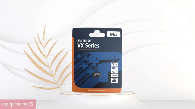 Thẻ nhớ Camera Patriot VX V30 Microsdxc 64GB 90MB/S