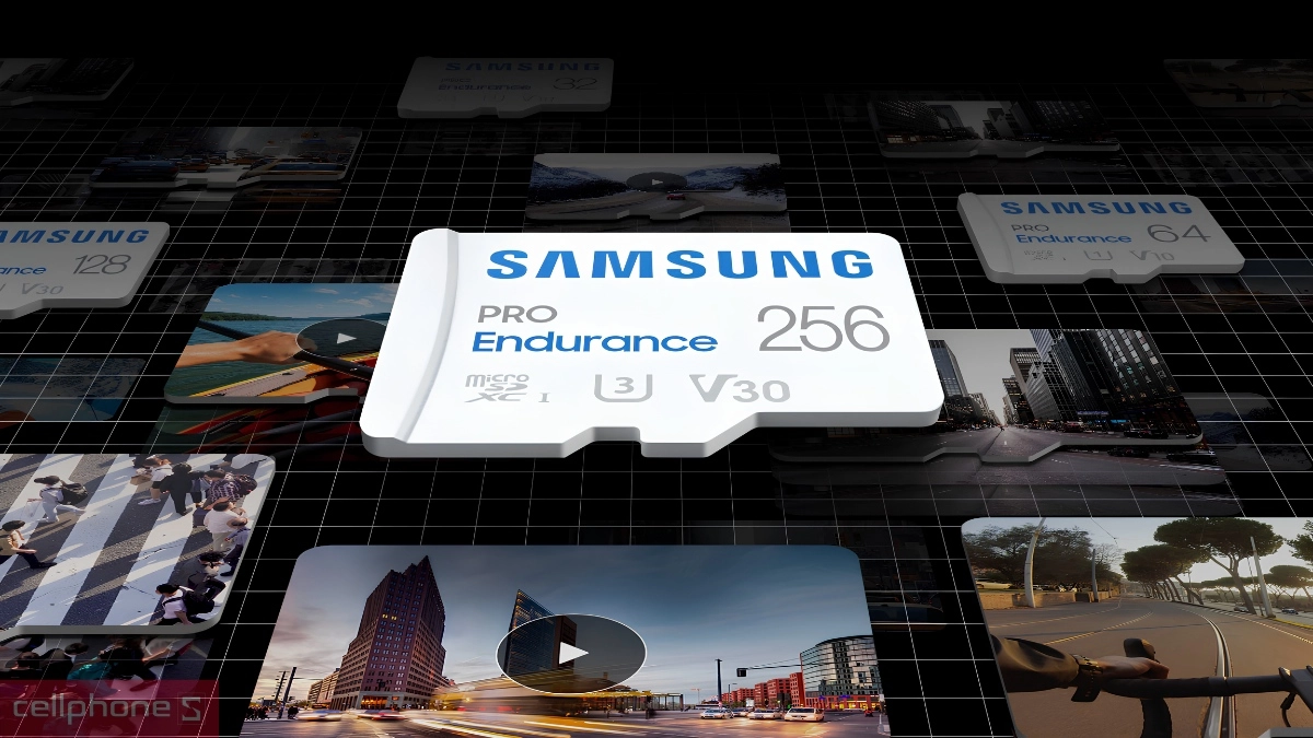 Thẻ nhớ Samsung với tốc độ truyền dữ liệu cao và khả năng lưu trữ ổn định