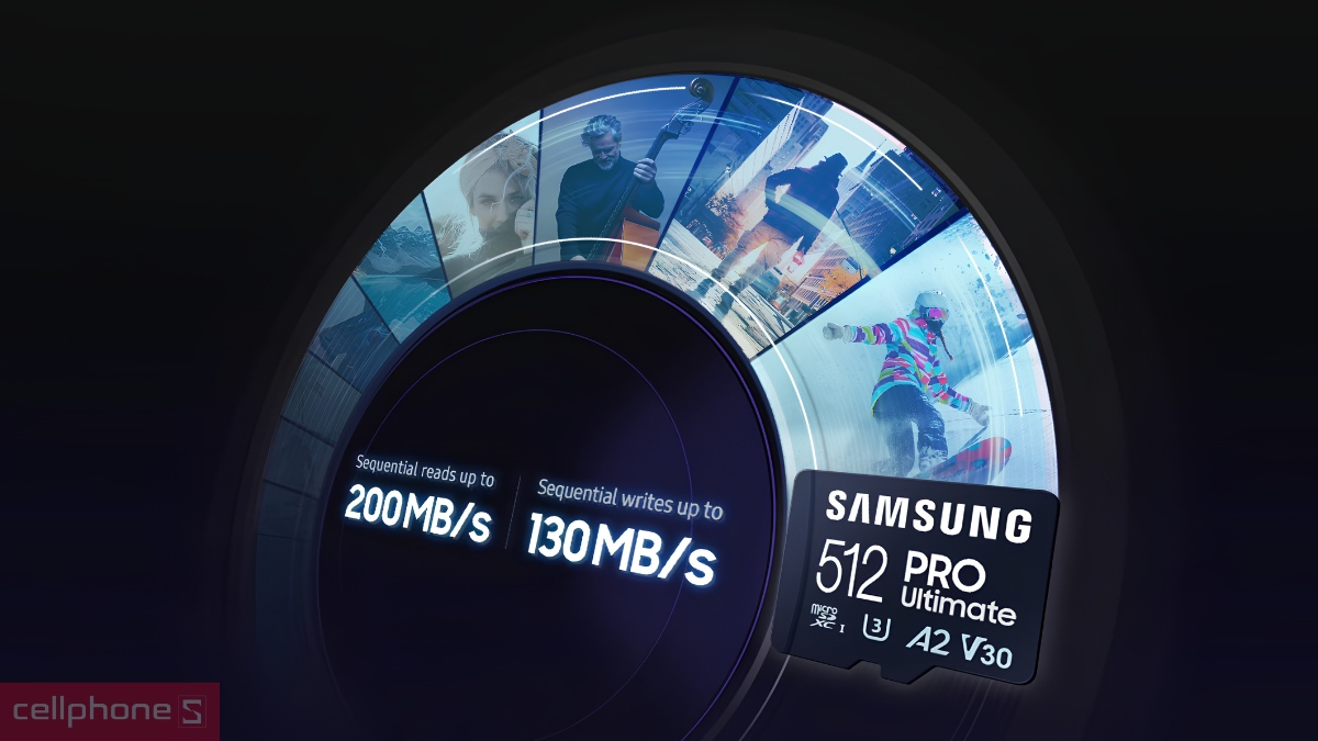 Thẻ nhớ Samsung nổi bật với hiệu suất cao và khả năng bảo vệ dữ liệu toàn diện