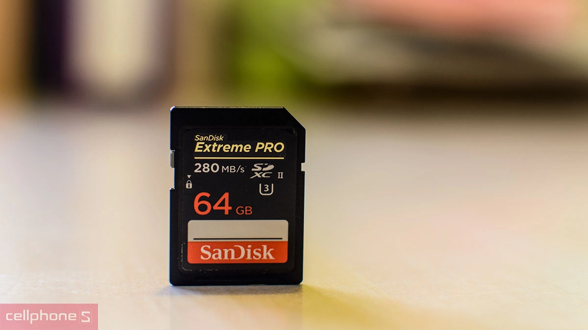 Thẻ nhớ SanDisk với tốc độ truyền dữ liệu nhanh và độ bền cao