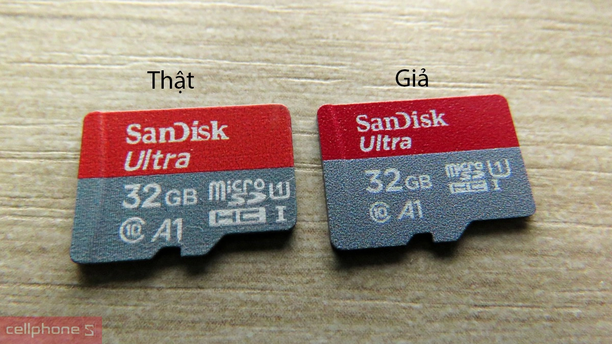 Thẻ nhớ SanDisk chính hãng giúp hạn chế rủi ro từ hàng giả, hàng nhái