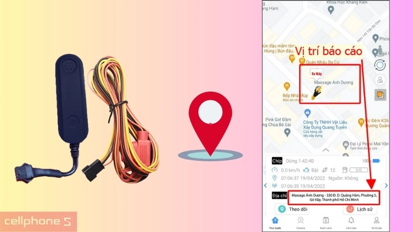 Khả năng định vị chính xác của thiết bị định vị xe máy A06-4G