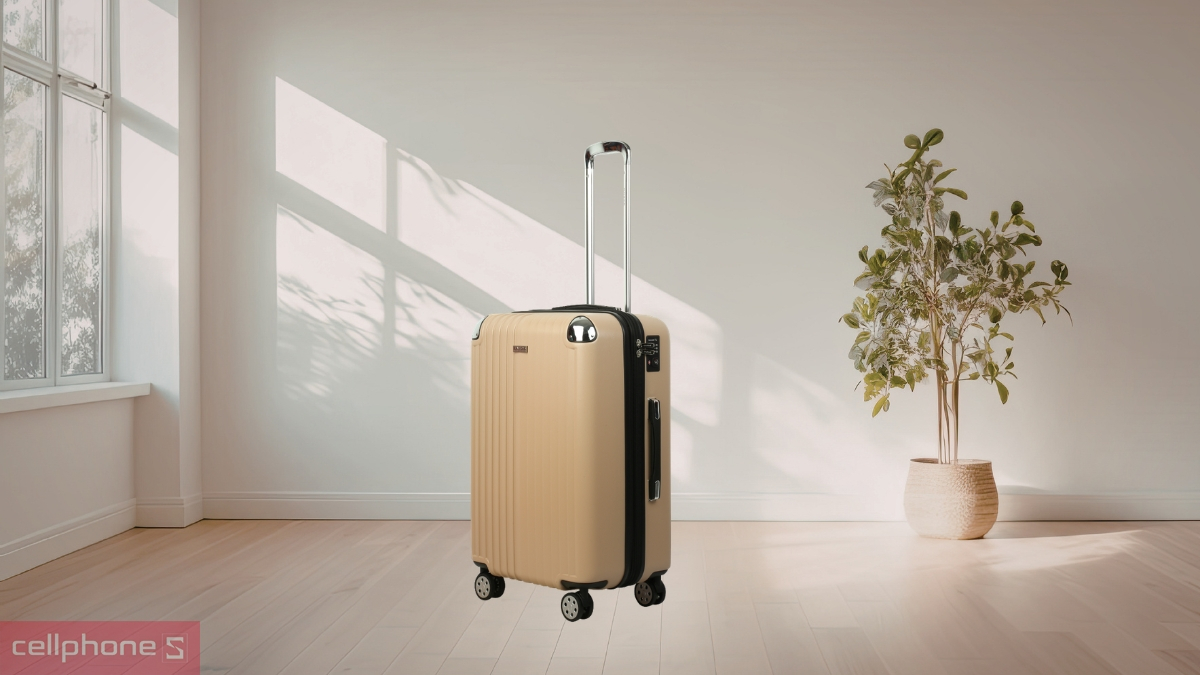 Chất liệu vali nhựa Sakos Sapphire 26