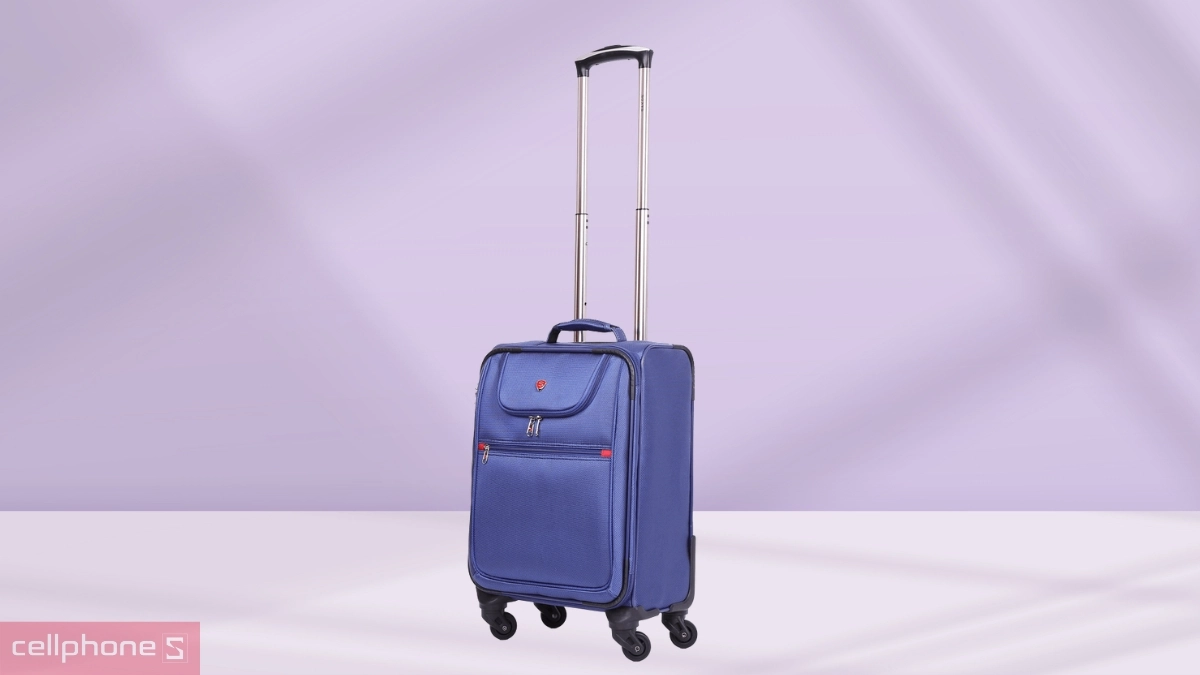 Thiết kế vali vải Sakos Champion 18 inch