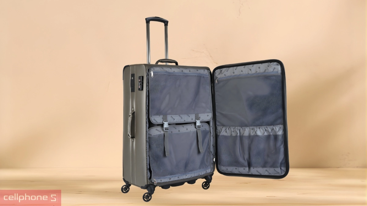 Chất liệu vali vải Sakos Champion 6