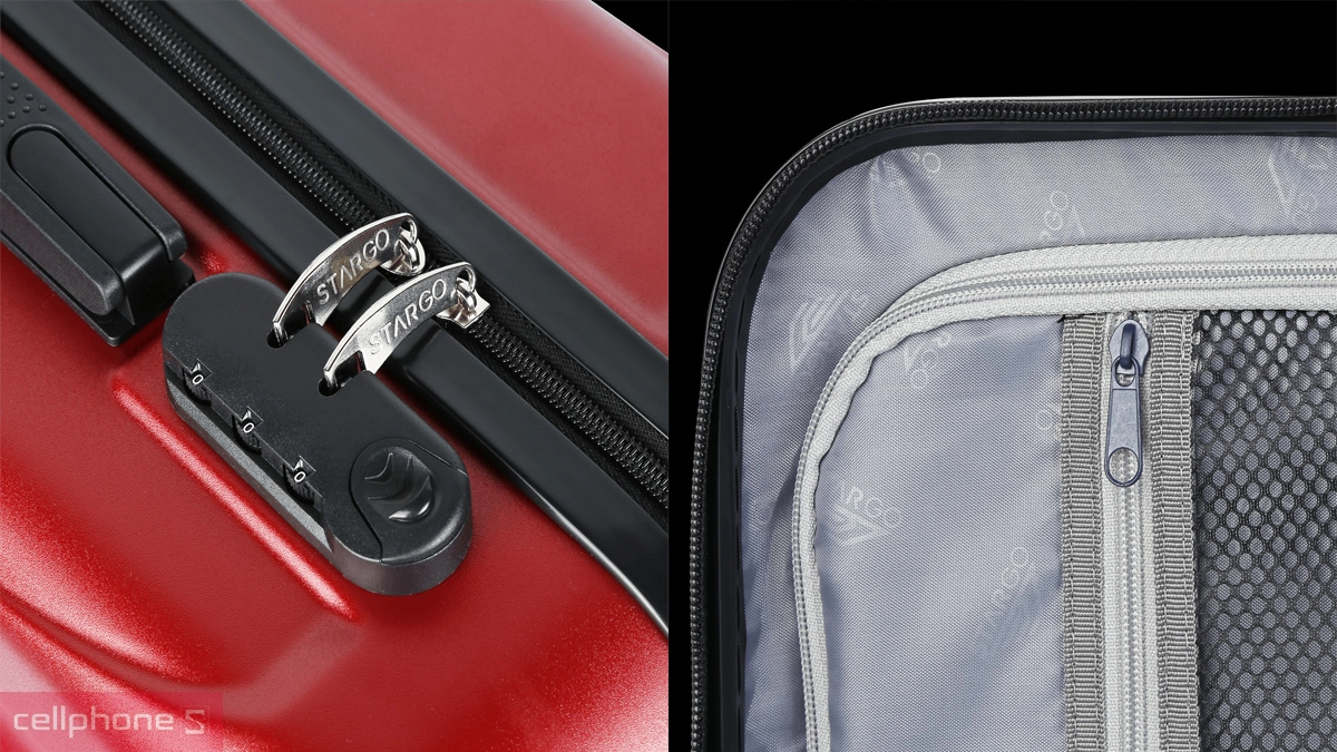 Chất liệu vali nhựa Stargo Lucid Z20