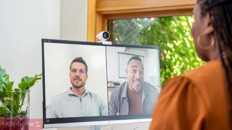 Webcam Poly Studio P5 1080P 30FPS 76U43AA - Thiết kế trang nhã, chất lượng ghi hình sắc nét