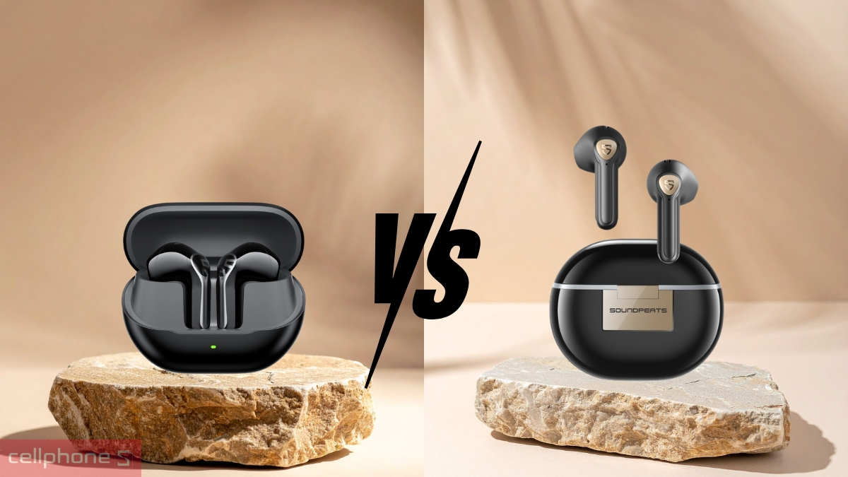 So sánh tai nghe Bluetooth SoundPEATS Air6 HS với tai nghe Bluetooth SoundPEATS Air3 Deluxe HS