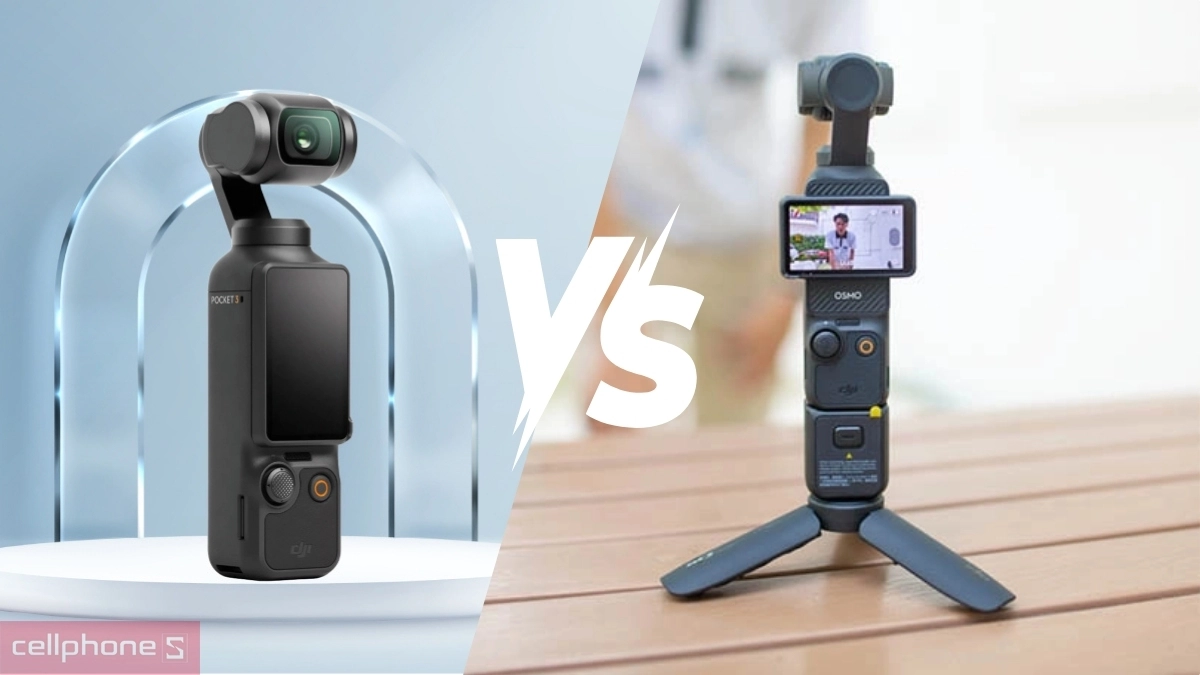 So sánh DJI Osmo Pocket 4 Creator Combo với DJI Osmo Pocket 3 Creator Combo