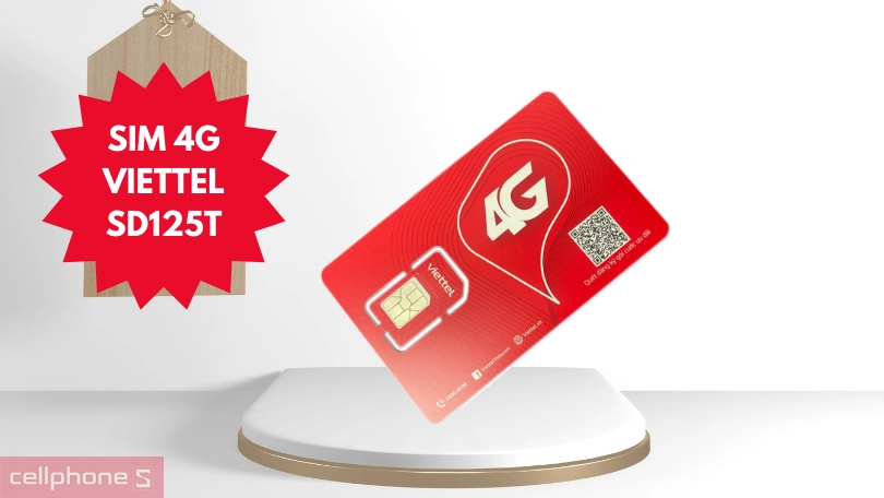 Sim 4G Viettel SD125T 10GB/ngày - Giải trí không giới hạn