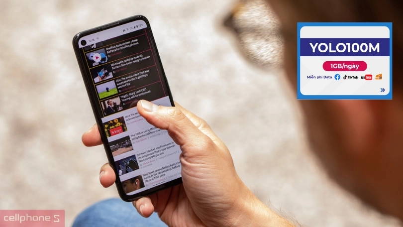 Thời gian Sim 4G Vinaphone 12Yolo100