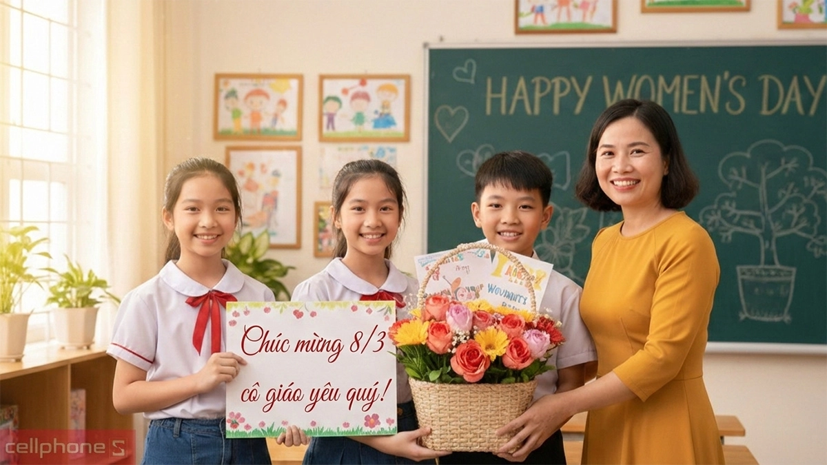 Quà 8/3 cho cô giáo mầm non