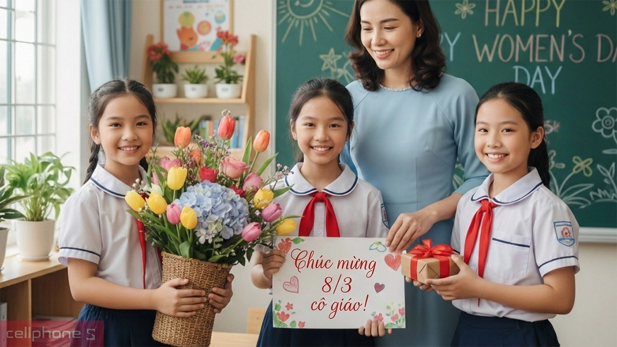 Ý nghĩa của việc tặng quà 8/3 cho cô giáo