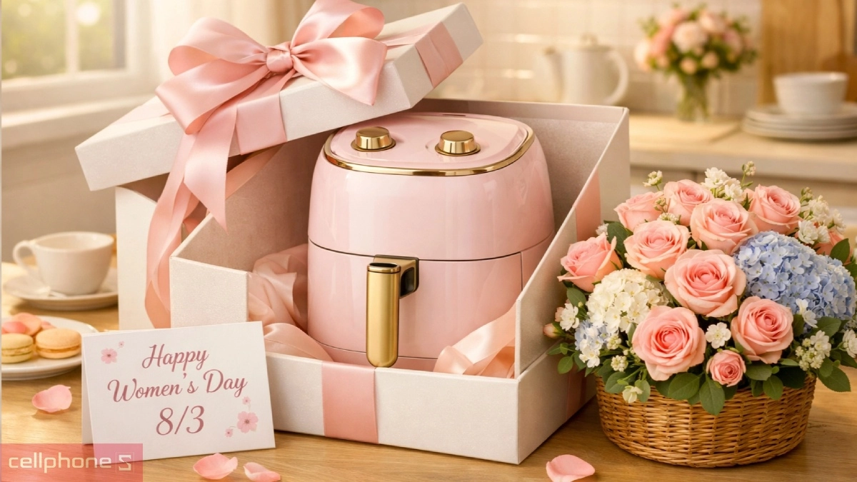 Đồ gia dụng là món quà được săn đón dịp 8/3 sale