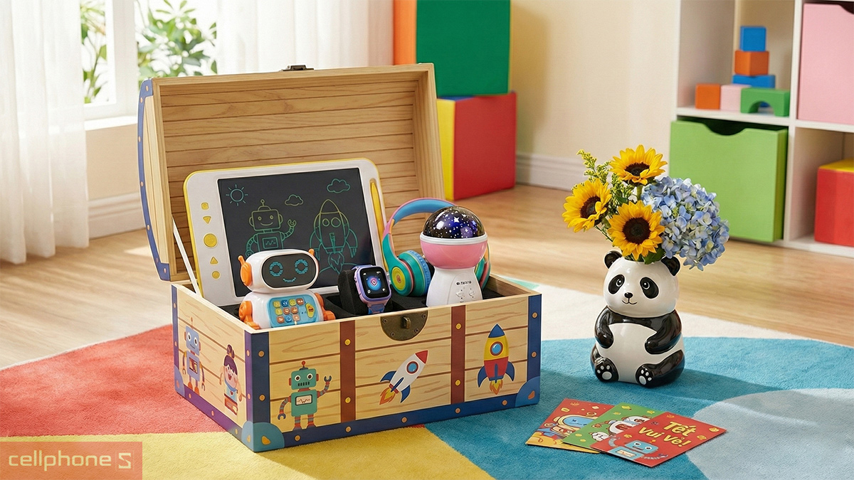 quà tặng công nghệ cho trẻ em