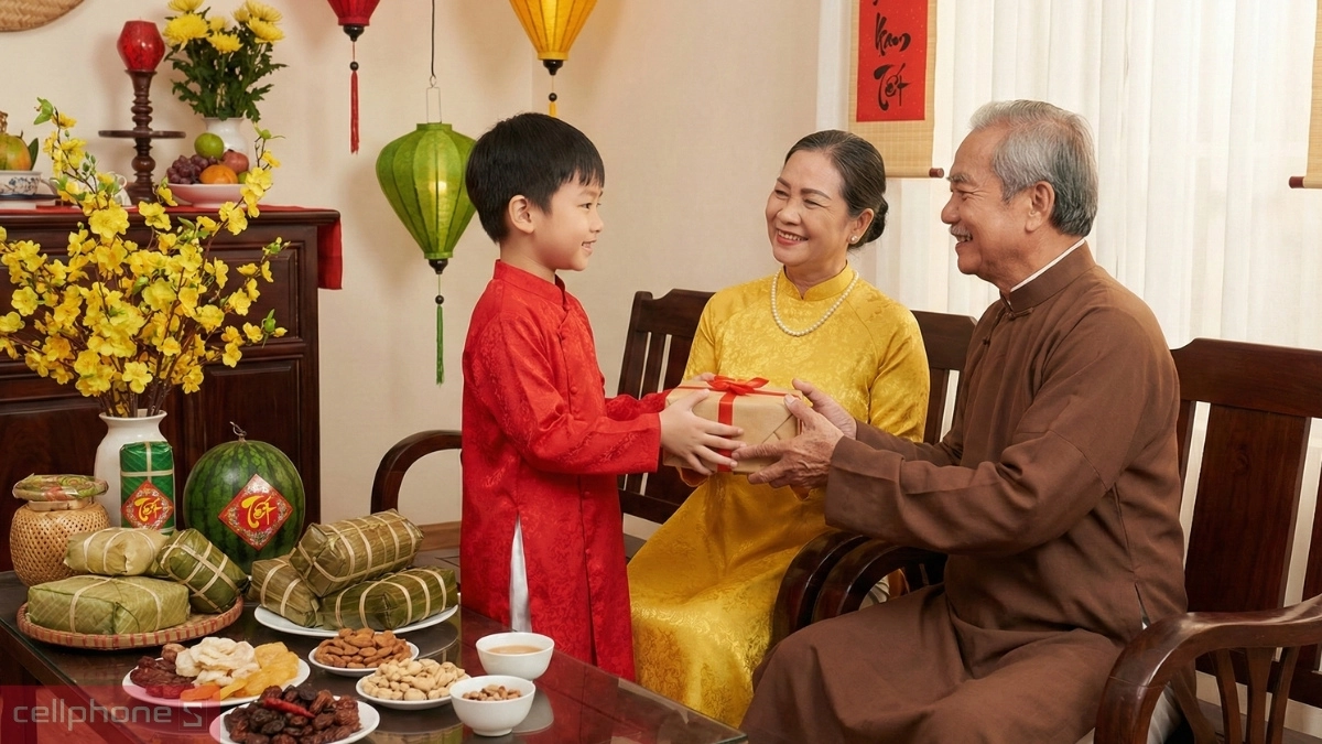 Quà Tết cho ông bà nên dễ sử dụng