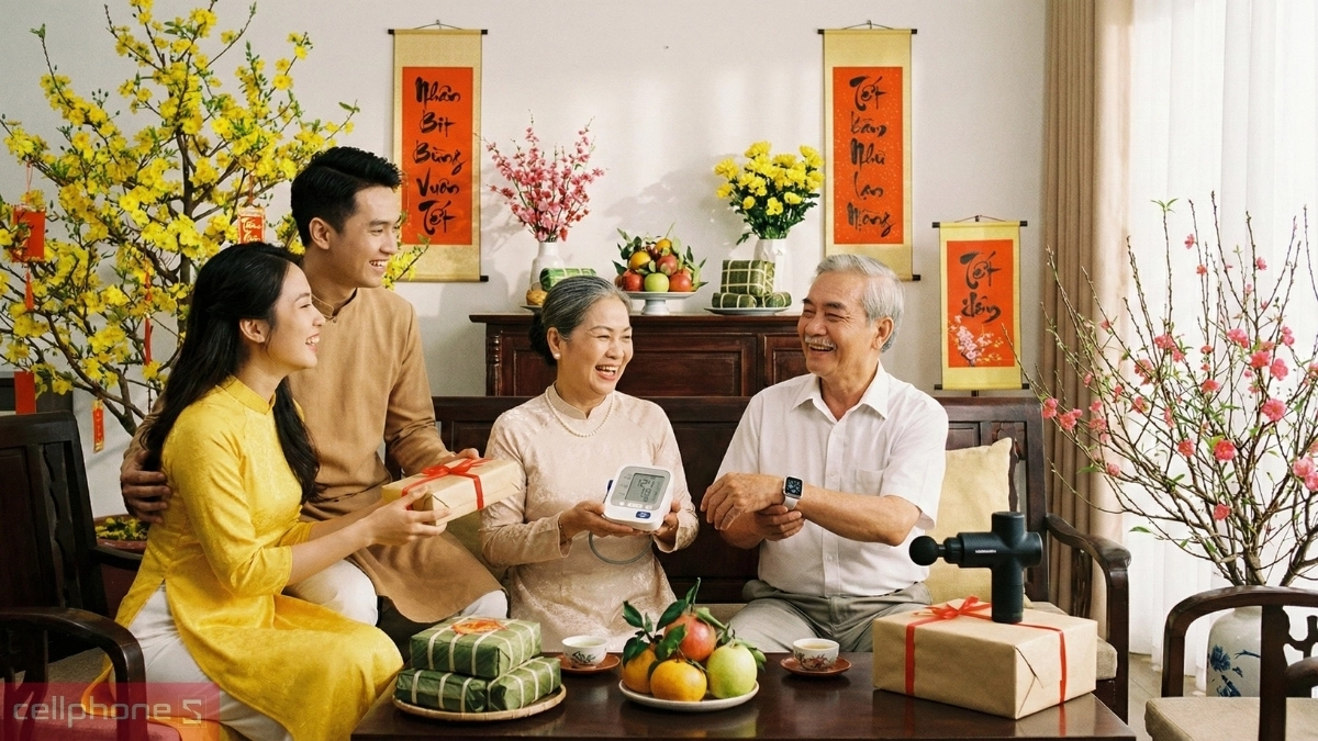 Quà chăm sóc sức khỏe giúp ông bà sống vui