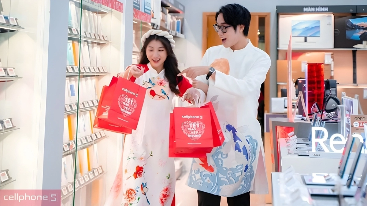 Tại sao chọn CellphoneS làm điểm đến mua sắm quà Tết