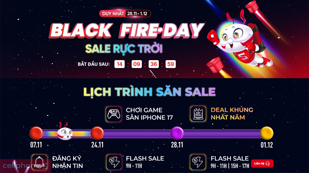 Thông tin chương trình khuyến mãi camera Black Friday