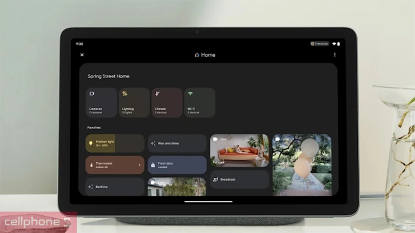 Google Pixel Tablet - Tối ưu màn hình, cáp sạc, hiệu năng