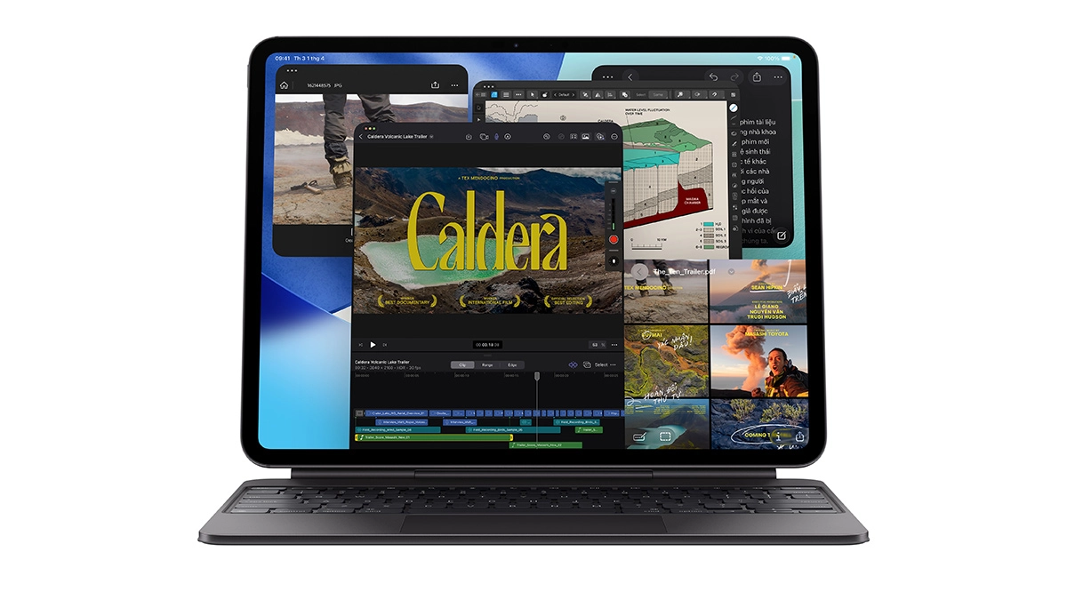 iPad Pro 11 2025 M5 Wifi 1TB hoạt động trên chip M5