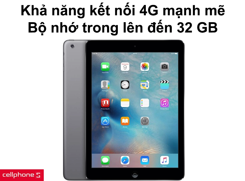 Hỗ trợ kết nối 4G cùng bộ nhớ trong lưu trữ lên đến 32 GB