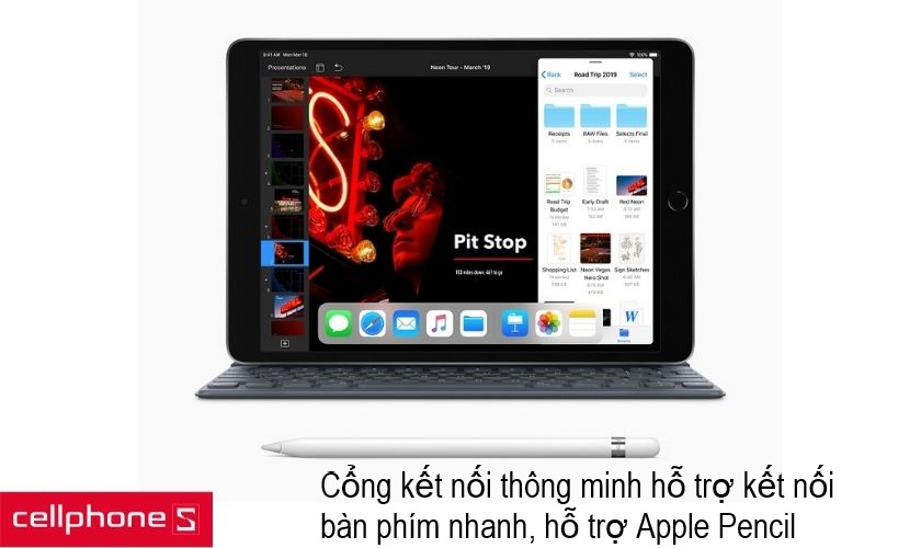 iPad Air 10.5 inch 2019 cũng hỗ trợ Apple Pencil