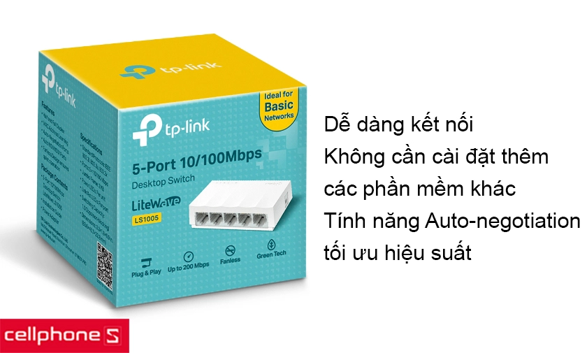 Dễ dàng sử dụng, kết nối tự động, hiệu suất tối ưu