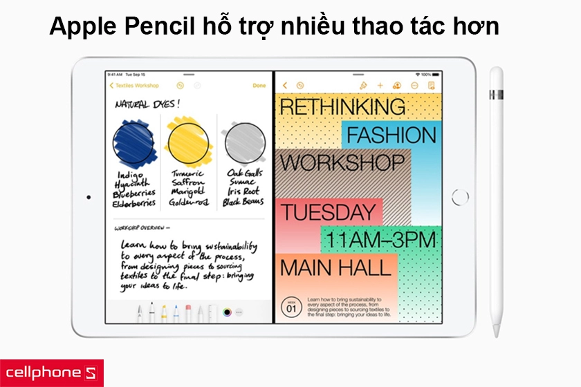 trang bị Apple Pencil, Smart Keyboard