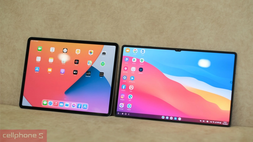 iPad và tablet Android khác biệt về thiết kế, cấu hình và hệ điều hành