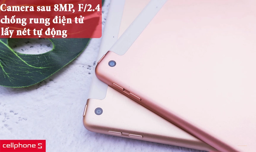 Camera 8MP, F/2.4 hỗ trợ chống rung điện tử