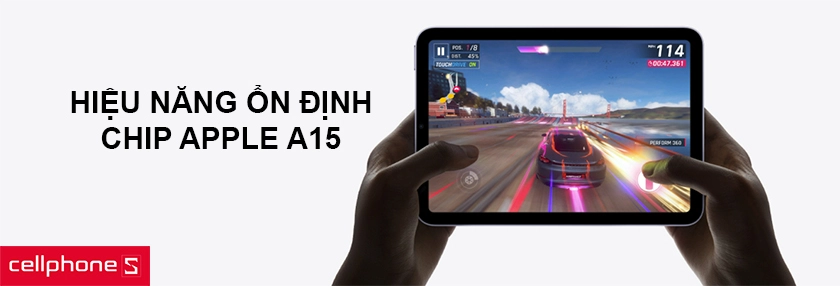 Hiệu năng ổn định với chip Apple A15