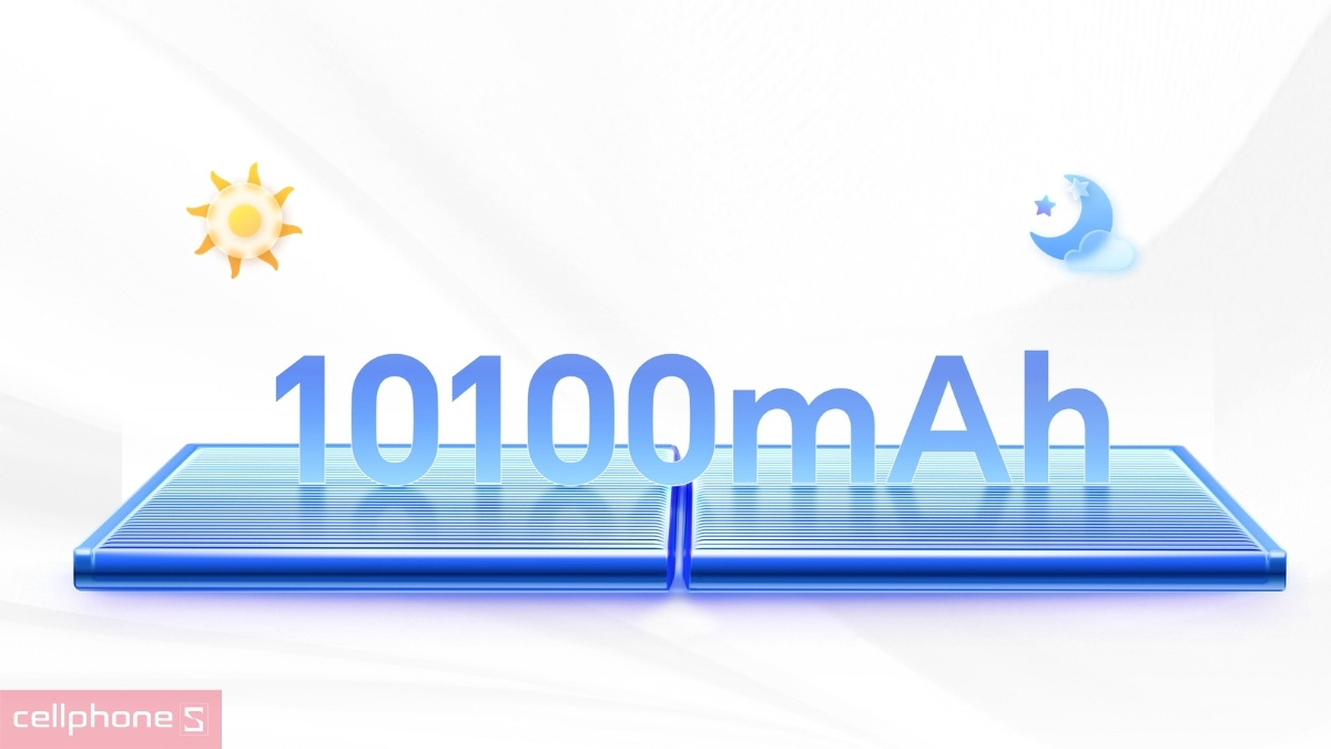 Dung lượng pin 10.100mAh của máy tính bảng Honor Pad V9 Wifi