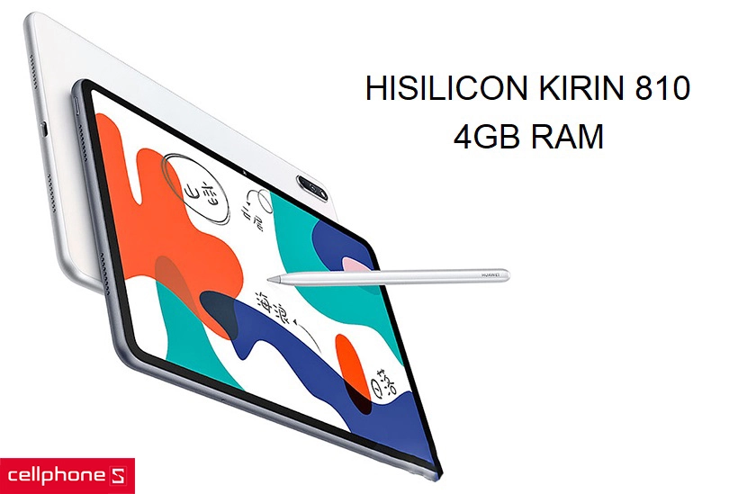 Cấu hình mạnh mẽ với chip HiSilicon Kirin 810, RAM 4GB