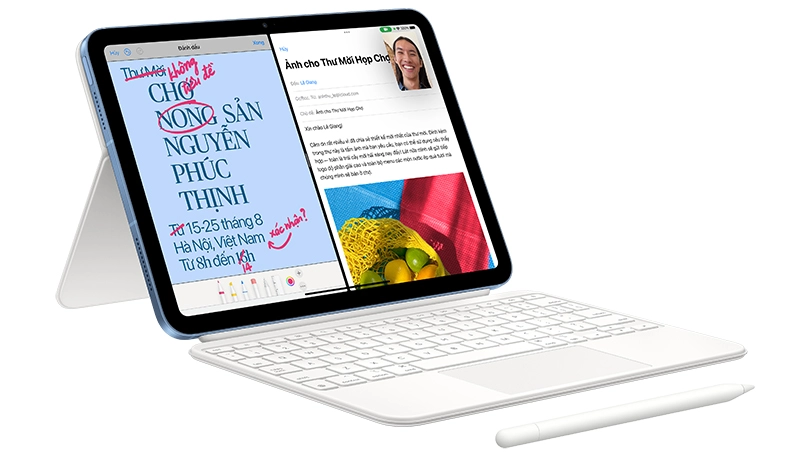 Màn hình 10.9 inch nhỏ gọn, tiện lợi