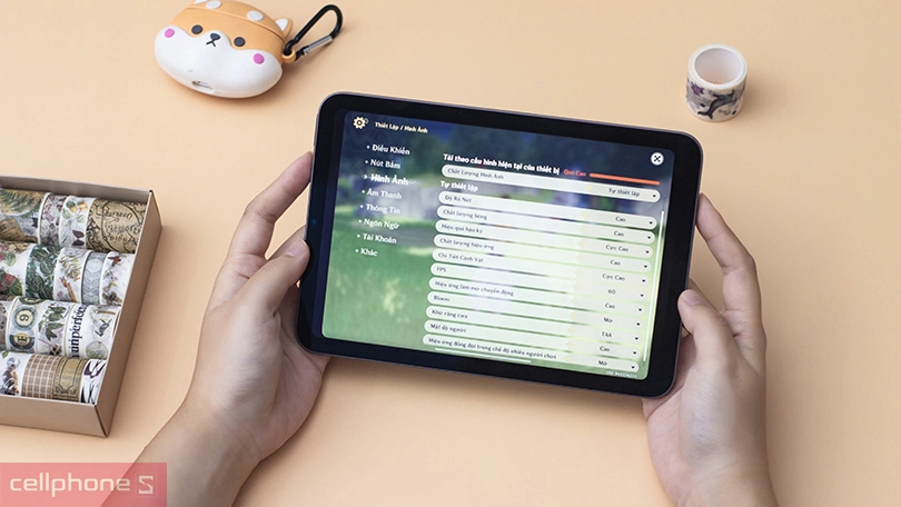Bảo mật Touch ID, dung lượng pin sử dụng nhiều giờ