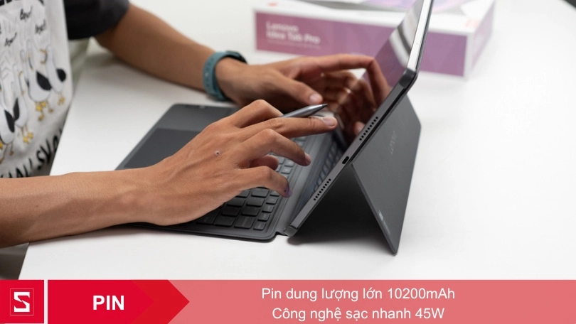 Pin máy tính bảng Lenovo Idea Tab Pro kèm bút, bàn phím