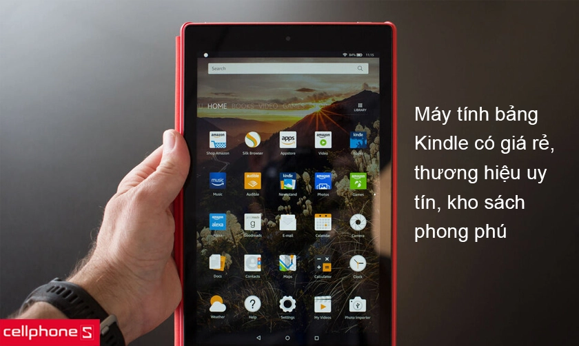 Ưu điểm, nhược điểm của máy tính bảng Kindle