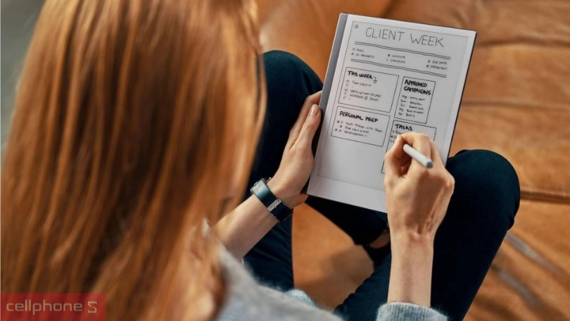 Dung lượng pin của máy tính bảng viết tay reMarkable 2