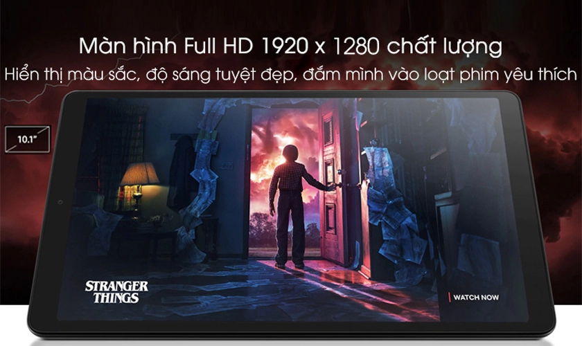 Màn hình LCD 10.1 inch 1920x1280, màu sắc rực rỡ, chống loá