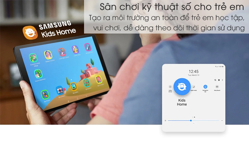 Tính năng thiết lập nhóm gia đình, tính năng Kids Home