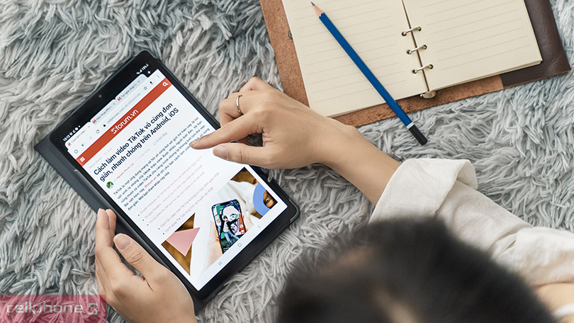 Máy tính bảng Samsung Galaxy Tab A7 Lite – Thiết kế nhỏ gọn, cấu hình ổn định