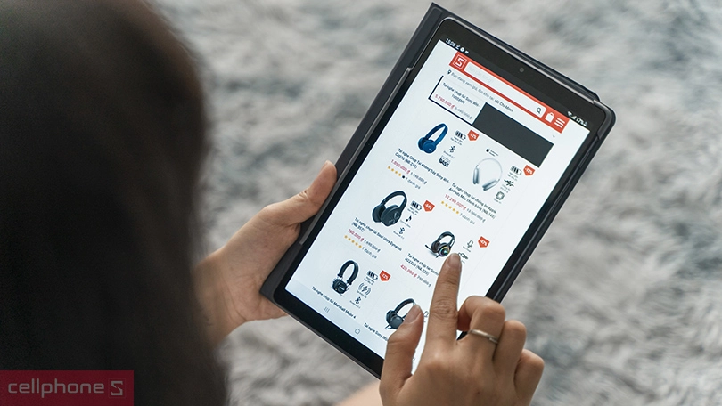 Máy tính bảng Samsung Galaxy Tab A7 Lite – Thiết kế nhỏ gọn, cấu hình ổn định