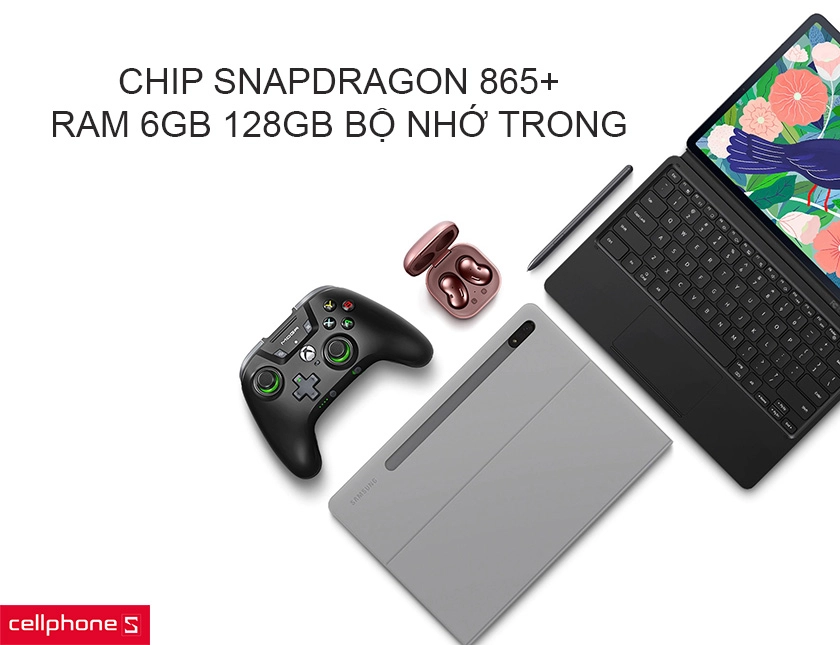 Hiệu năng xử lý mượt mà với Snapdragon 865, 8GB RAM, 256GB bộ nhớ trong